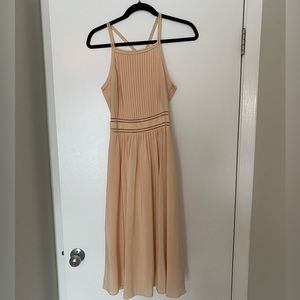Club Monaco silk blush pink mid-length dress, size 4